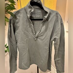 Frank & Eileen Patrick Popover Sweatshirt - green - medium